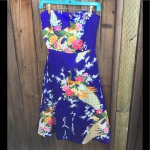 Forever strapless dress, size M